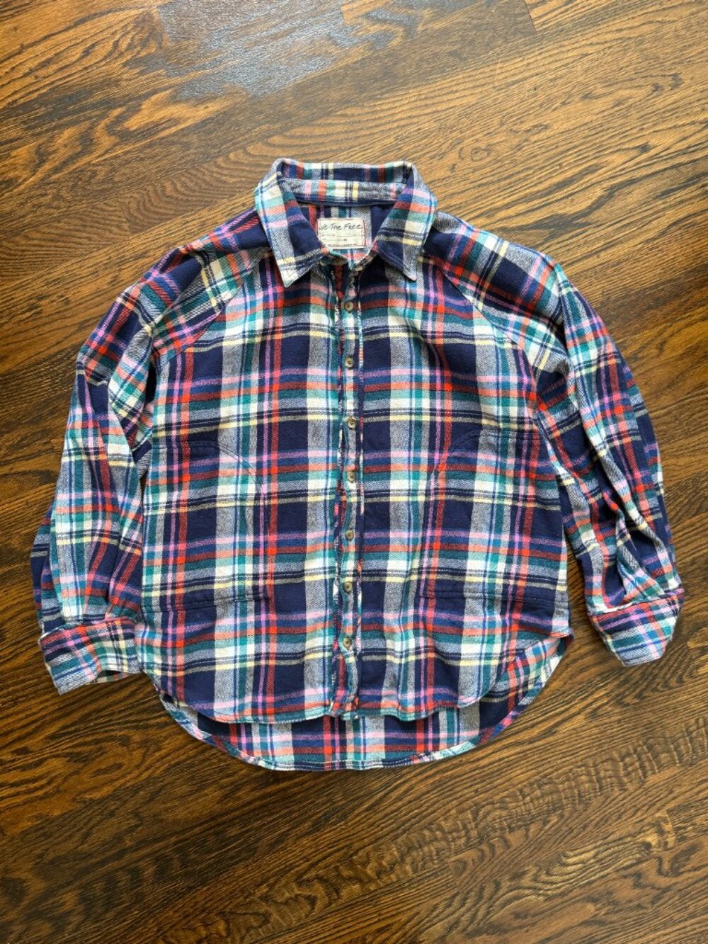 FREE PEOPLE ** Plaid Shirt, M